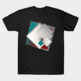 Playful fibonacci squares T-Shirt